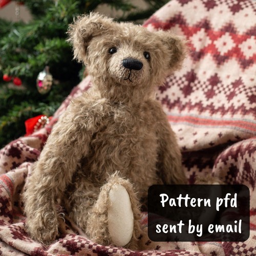 Teddy bear pattern big - teddy,