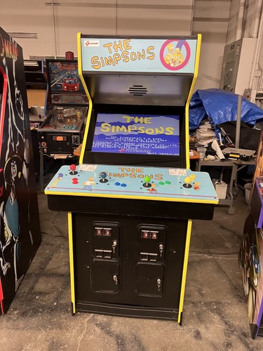 The simpsons arcade machine - the,
