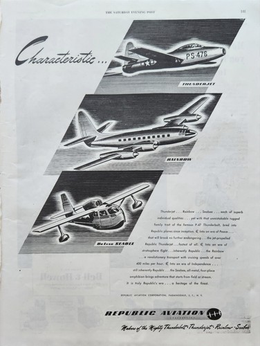 1946 republic aviation - 1946, vintage