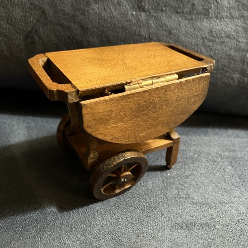 Dollhouse miniature wooden bar - dollhouse,