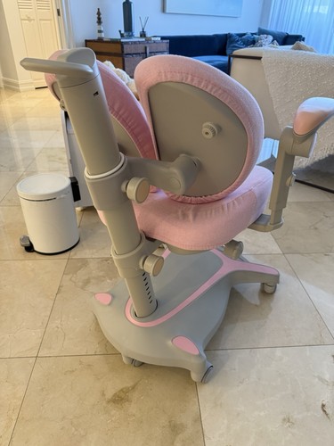 Ergonomic pink office chair - pink,