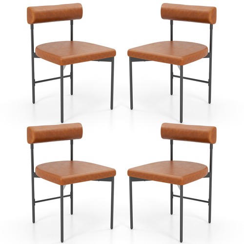 Dining chair set faux - chair, of