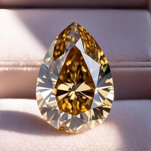 Pear chameleon diamond - 1.51, ct