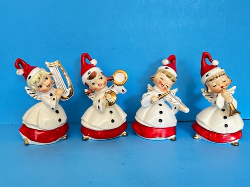 Vintage ucagco musical angel - musical,
