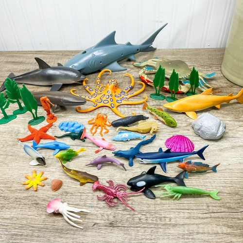 Sea creature toy lot sharks - sea,