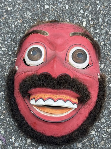 Vintage wooden bali theatre - wooden,