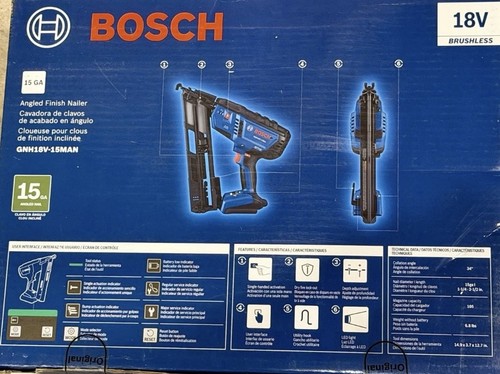 New bosch 15ga angled finish - angled,
