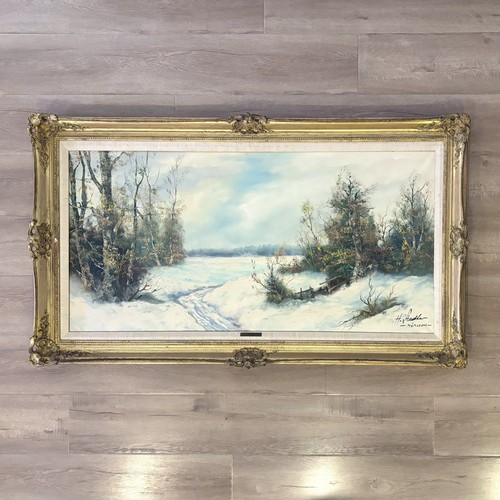 Huge vtg oil - huge, h
