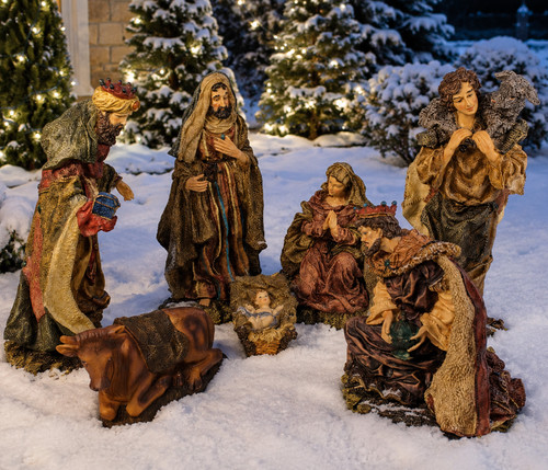 Nativity figures set - figures, 7