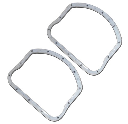 Panhead ring set zinc - d-ring, plated
