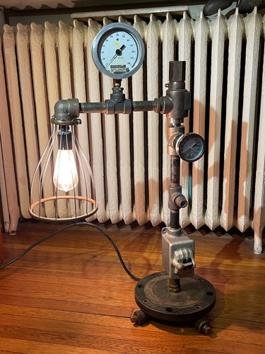 Industrial desk wall - industrial,