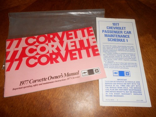 1977 corvette original - 1977, owner