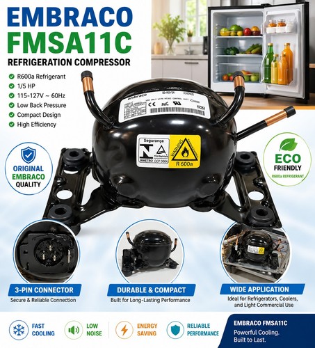 Embraco fmsa11c compressor - embraco,