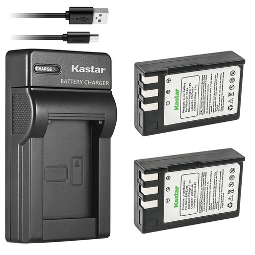 Kastar 2pcs battery - battery, charger