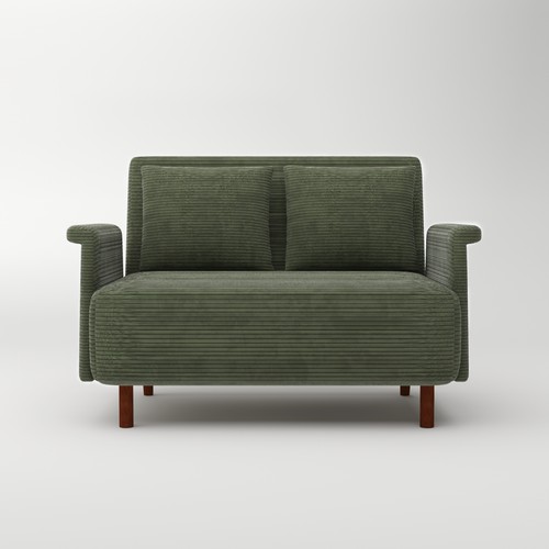 Modern velvet futon chair - velvet,