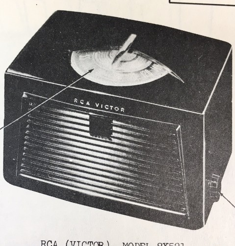 1948 rca radio - 1948, 8x521