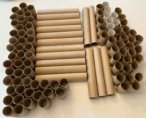 150 empty cardboard - 150+, toilet