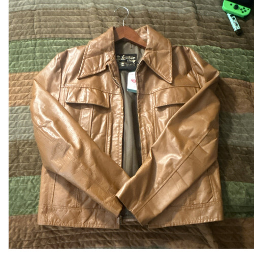 Rare vintage brown - rare, leather