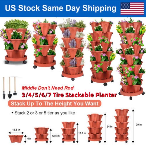 Tier strawberry planter - -7,