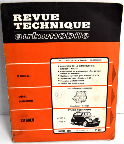 Repair manual revue - manual, technique