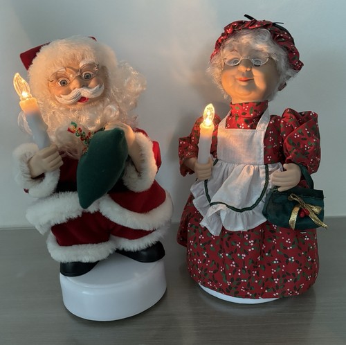 Vintage animated santa - 12”, &