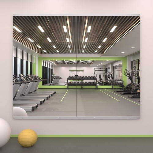 Home gym mirror - 48"x24",, pcs