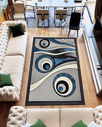 Abstract 5x7 area rug - 5x7, modern