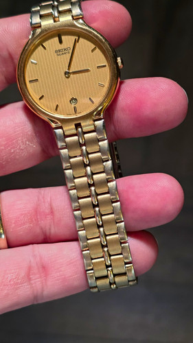 Seiko 2000 quartz gold - seiko,