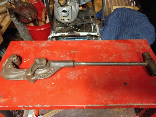Vintage screw feed pipe - screw,