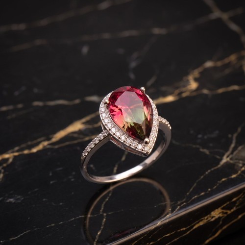 Watermelon quartz semi - quartz,