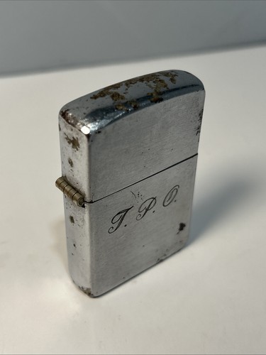 Vintage brushed chrome zippo - brushed,
