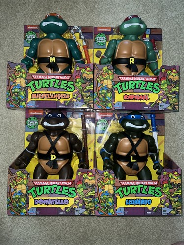 Tmnt 1989 figures all 4 - 12",