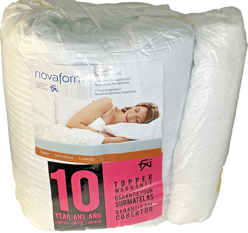 Novafoam plush pillowtop - plush, 4”