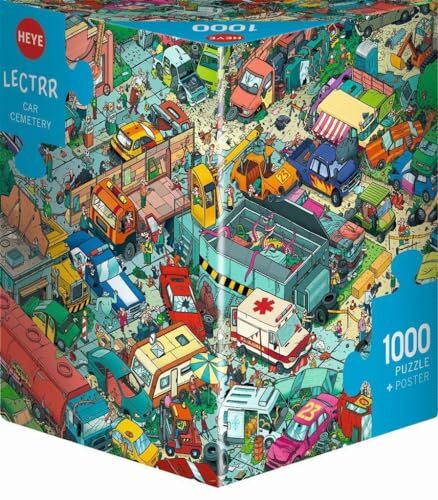 Heye car cemetery 1000 piece - cemetery:,