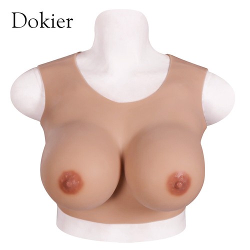 Round neck silicone breast - round,