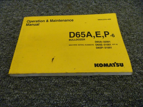 Komatsu d65a d65e d65p - komatsu, d65a-6