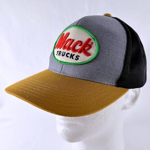 Mack trucks hat - gray, gold