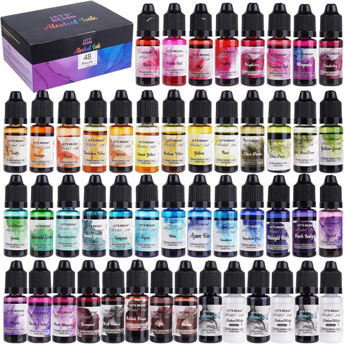 48pcs alcohol ink - alcohol, set