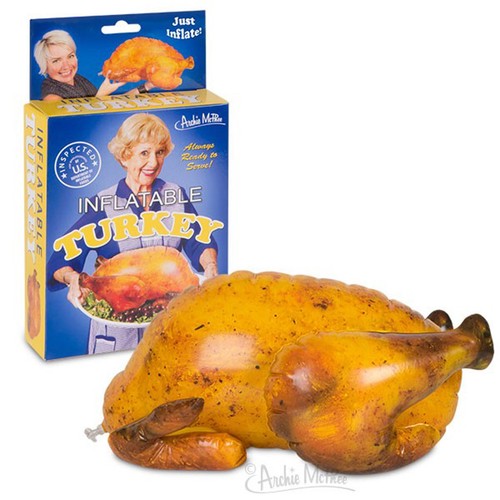 Inflatable turkey long - turkey, 16"