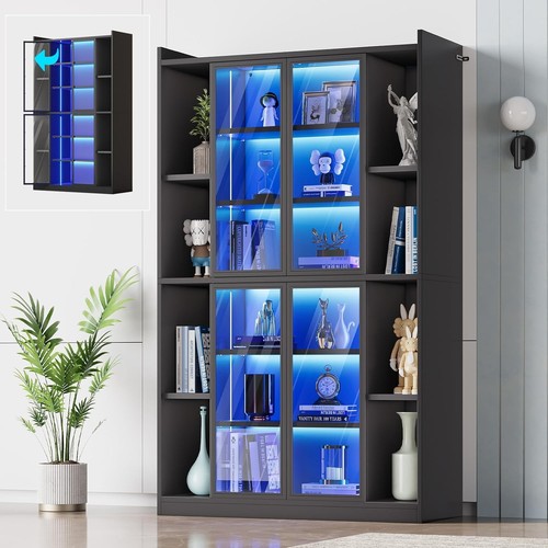 Display cabinet with glass - 71",