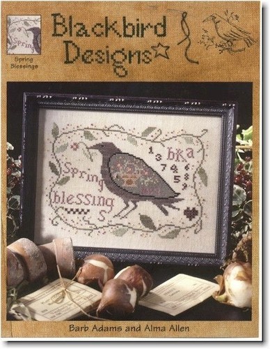 Spring blessings cross stitch - spring,