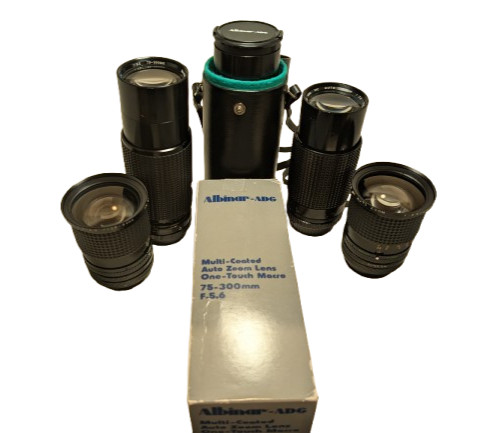 Lot vintage camera lenses - lot, of