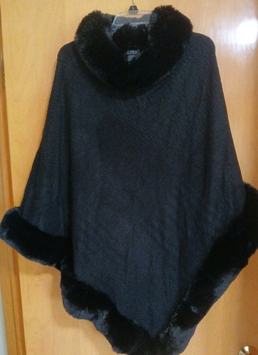 Jones new york cape - new, fur