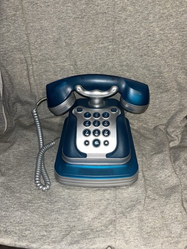 Modern retro royal blue - modern,