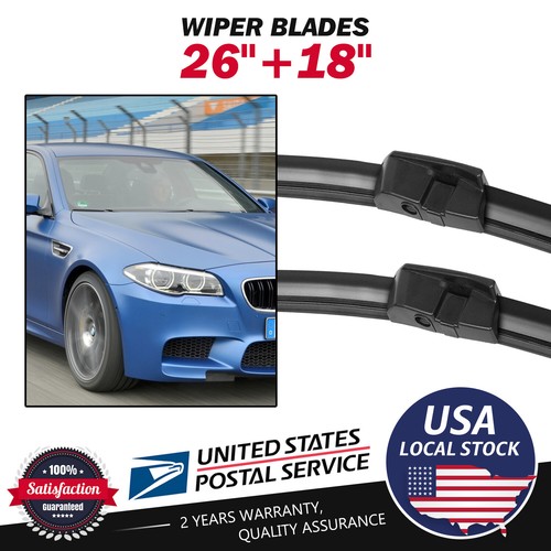 Front windshield wiper blades - front,