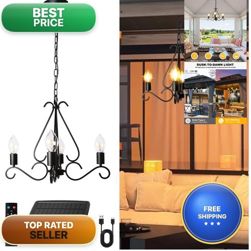 Twinkvilla solar chandelier - solar,