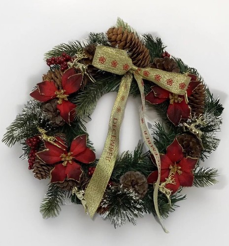Grapevine christmas wreath - christmas,