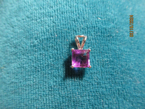 14k solid white gold princess - solid,