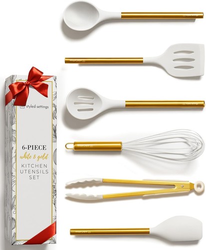 White silicone and - silicone, gold