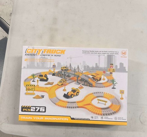 City truck create road - city, a